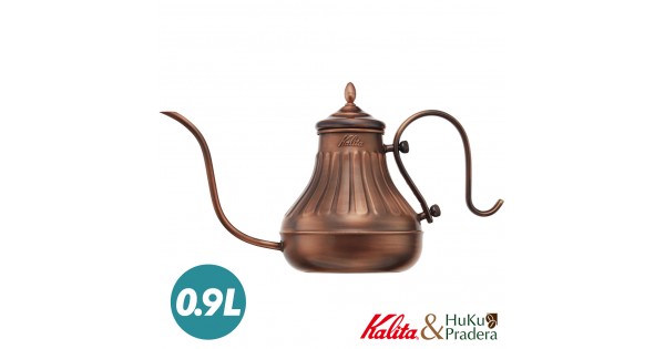 Kalita 細口銅製手沖壺（約900ml）Ⅰ Huku福庫大地哈利歐